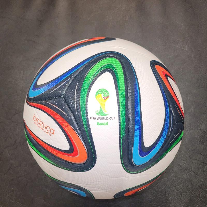 Soccer Ball #5 for Training and Practice in Red and Brawn Colors