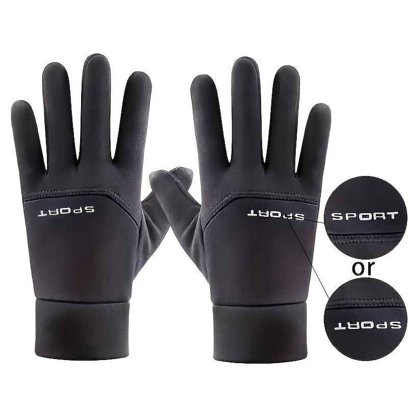 1pair 2pair Waterproof And Coldproof Gloves With Non-slip Touch Screen Function For Men And Women - Ideal For Riding, Sports, Mountaineering, Skiing, And More!