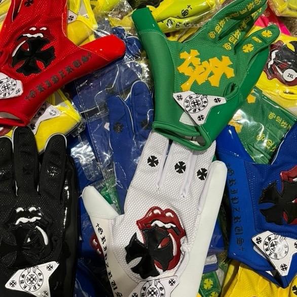 Snow White football gloves