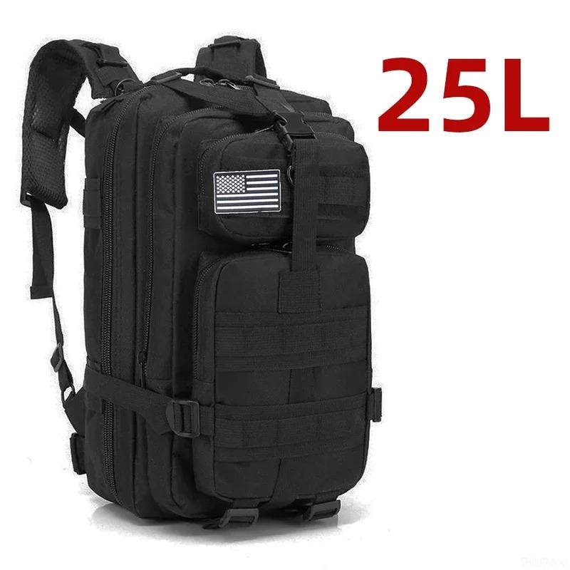 1000D Nylon Waterproof Outdoor Rucksacks Tactical Sports Camping Hiking Trekking Fishing Hunting Bag Backpack 25L 50L