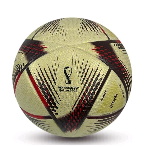 Soccer Ball #5 for Training and Practice in Red and Brawn Colors