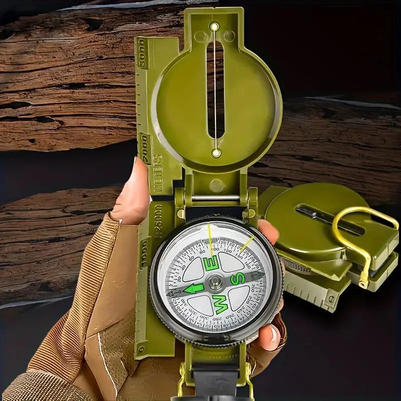 Compact Waterproof Survival Compass, Durable Multifunction Navigation Tool, Essential for Hiking, Camping & Travel Adventures