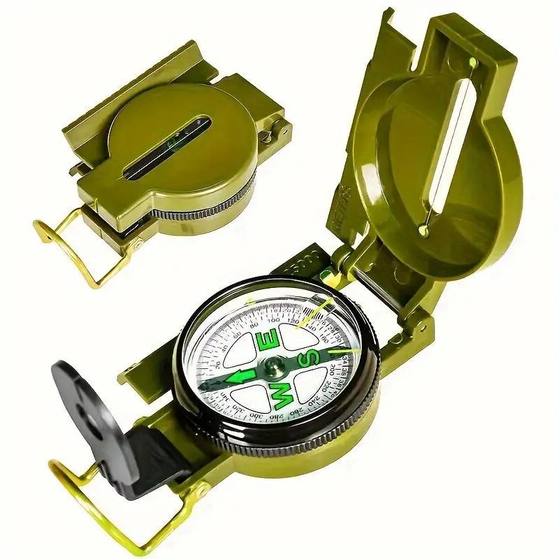 Compact Waterproof Survival Compass, Durable Multifunction Navigation Tool, Essential for Hiking, Camping & Travel Adventures