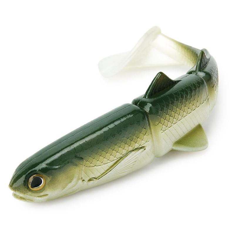 3D Swimbait Shad Jointed Perch Pike Fishing Lure, 1 Count Soft Lifelike Artificial Fishing Bait, Fishing Tackle, Outdoor Fishing Accessories