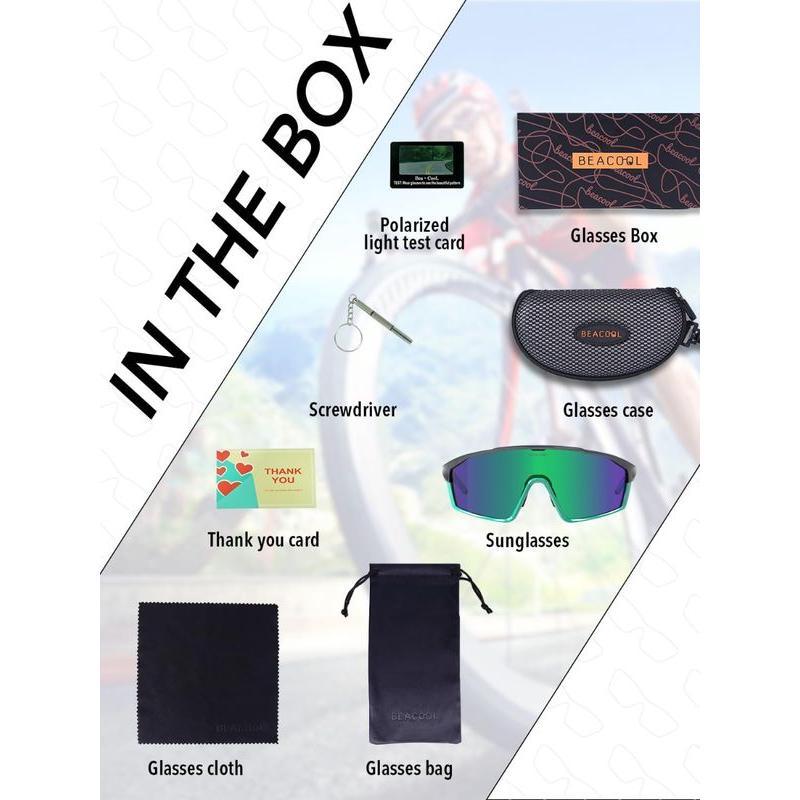 Polarized Sports Cycling Glasses Men Women UV400 Baseball Sunglasses TR90 Frame for Fishing Running Golf Softball H5KSE3TY84