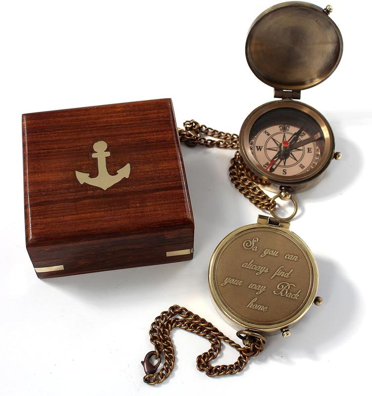 Camping Compass Engraved with So You Can Always Find Your Way  Home, Gift Compass for Christmas