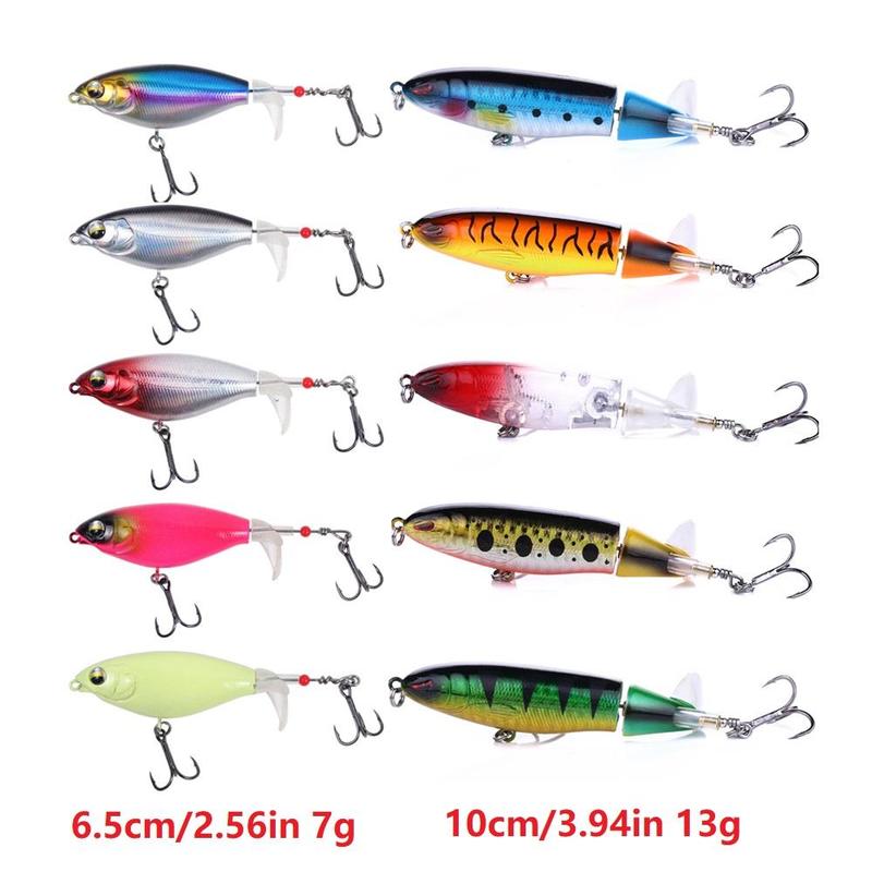 Mixed Color Spinner Bait with Hook (10pcs), Artificial Fishing Lure, Easy to Use, Colorful Fishing Accessories for Outdoor Fishing, Summer Gifts, Fishing Gear Fishing Equipment Fishing Gifts for Men