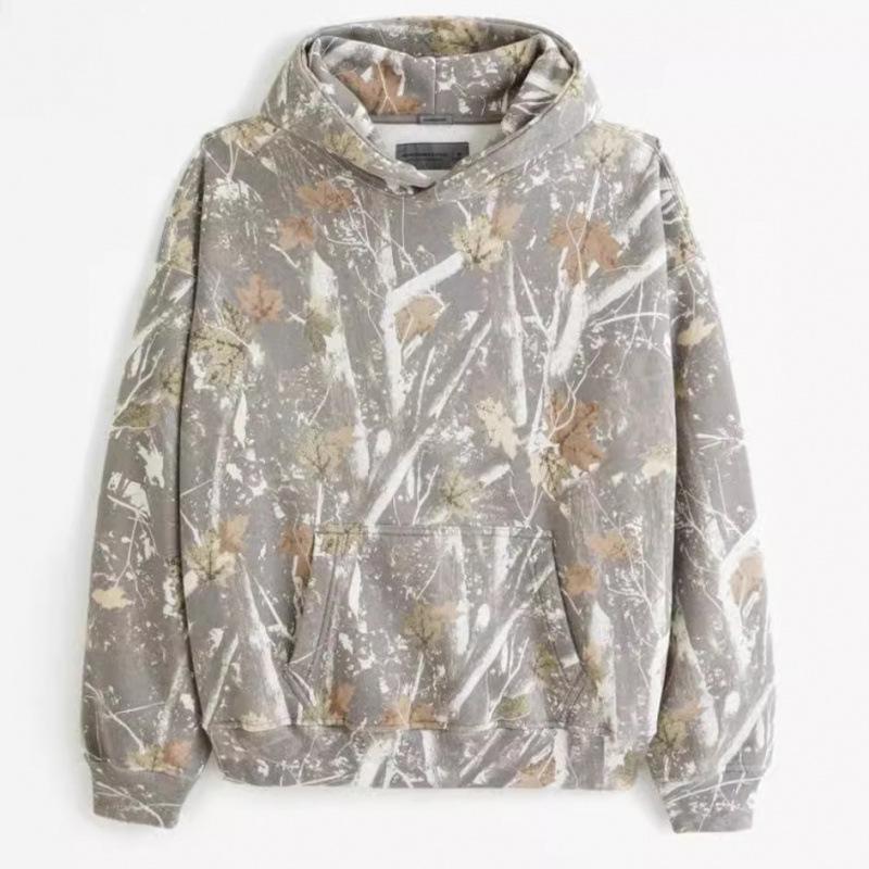 Abercrombie camo hoodie-new unisex camo dayoutdoor pocket stylish sweater casual menswear