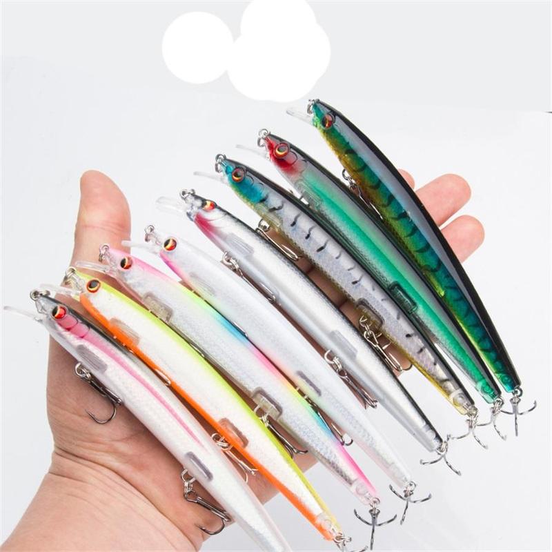 Artificial Fishing Lure, 10pcs set Simulation Fishing Bait with Hooks, Outdoor Fishing Accessories, Flyfishing, Solocamping, picnicaesthetic