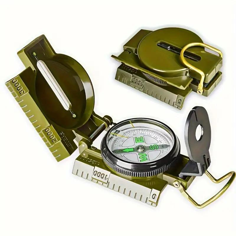 Compact Waterproof Survival Compass, Durable Multifunction Navigation Tool, Essential for Hiking, Camping & Travel Adventures