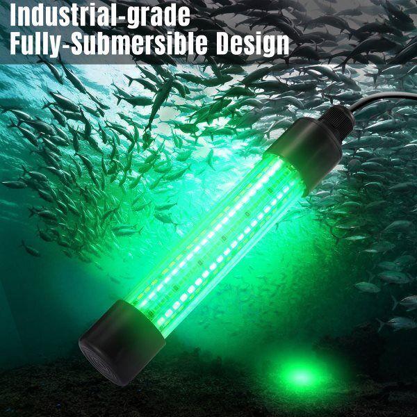 90000000LM Green White LED light deepsea underwater boat Fishing lure fish light