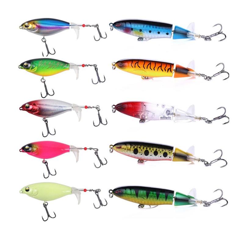 Mixed Color Spinner Bait with Hook (10pcs), Artificial Fishing Lure, Easy to Use, Colorful Fishing Accessories for Outdoor Fishing, Summer Gifts, Fishing Gear Fishing Equipment Fishing Gifts for Men