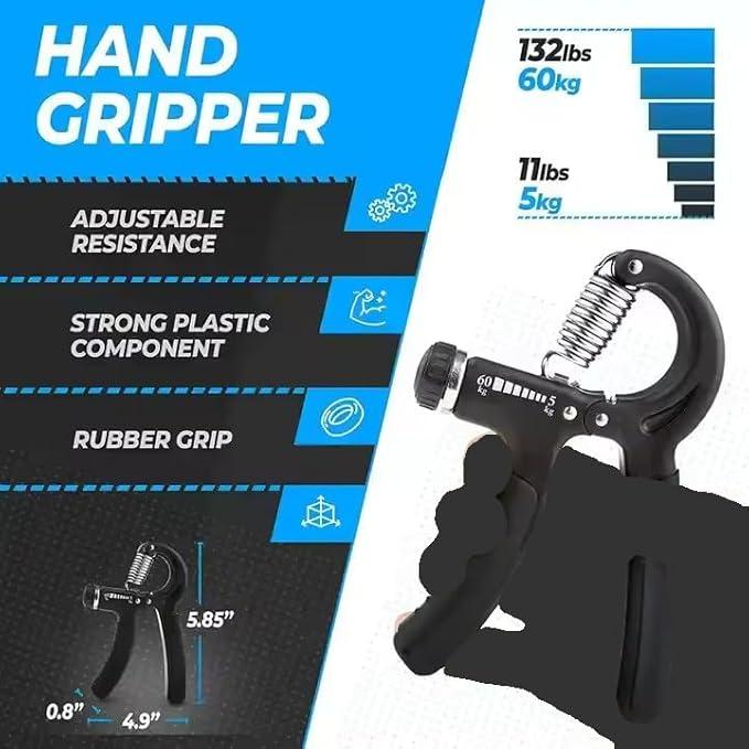 5 Pack 1 Pack Grip Strength Trainer Kit Adjustable Resistance Hand Gripper,Finger Exerciser,Hand Extension Exerciser,Stress Relief Ball christmas 2024 ornaments