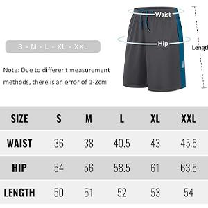 3 Pack Men's Mesh Athletic Shorts Quick Dry Activewear with Pockets Breathable Lightweight Training Gym Workout Shorts