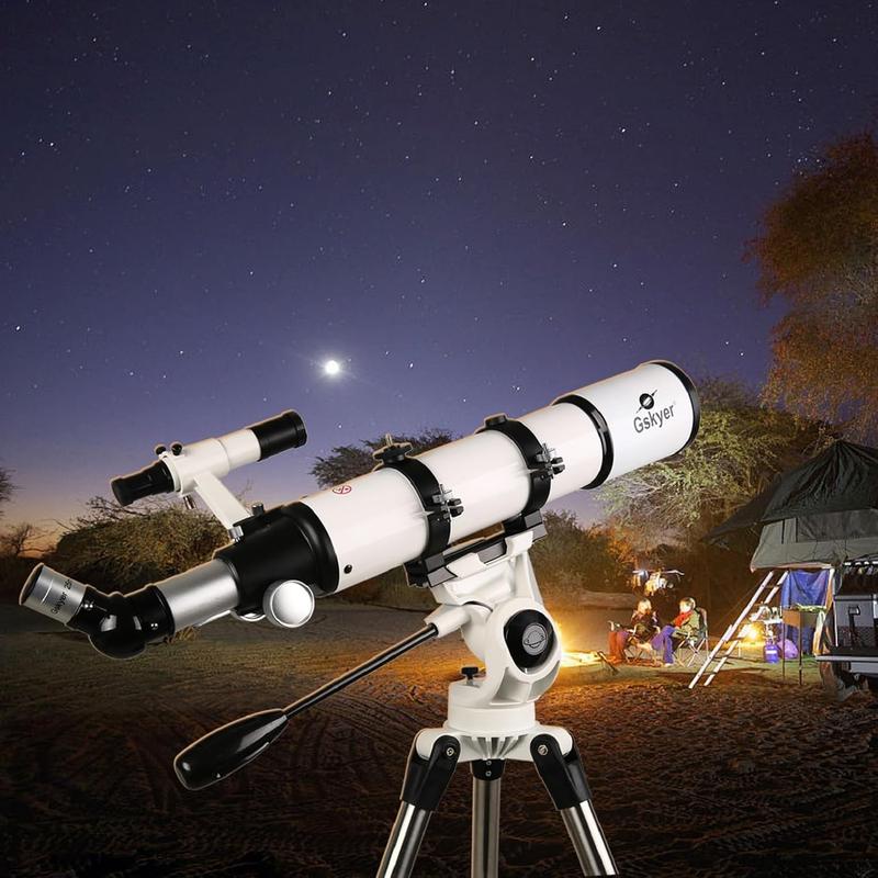 Gskyer Telescope 600x90mm AZ Astronomical Refractor Telescope for Adults Astronomy, German Technology Scope