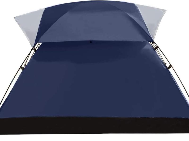 2 4 6 Person Family Dome Tent with Removable Rain Fly, Easy Setup for Camp Outdoor