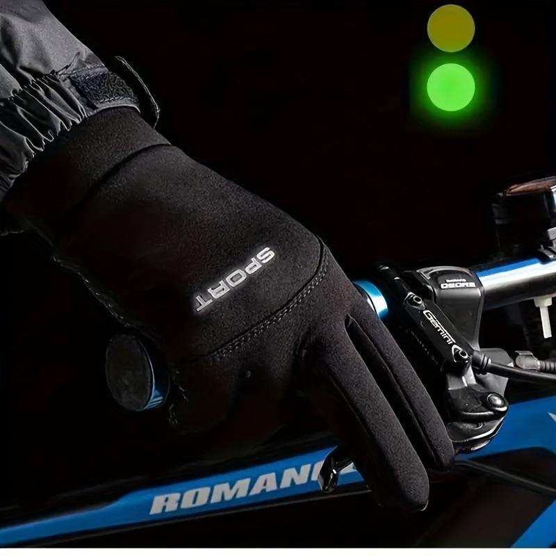 Winter gloves - warm, windproof and waterproof, compatible with touch screens for cycling and driving