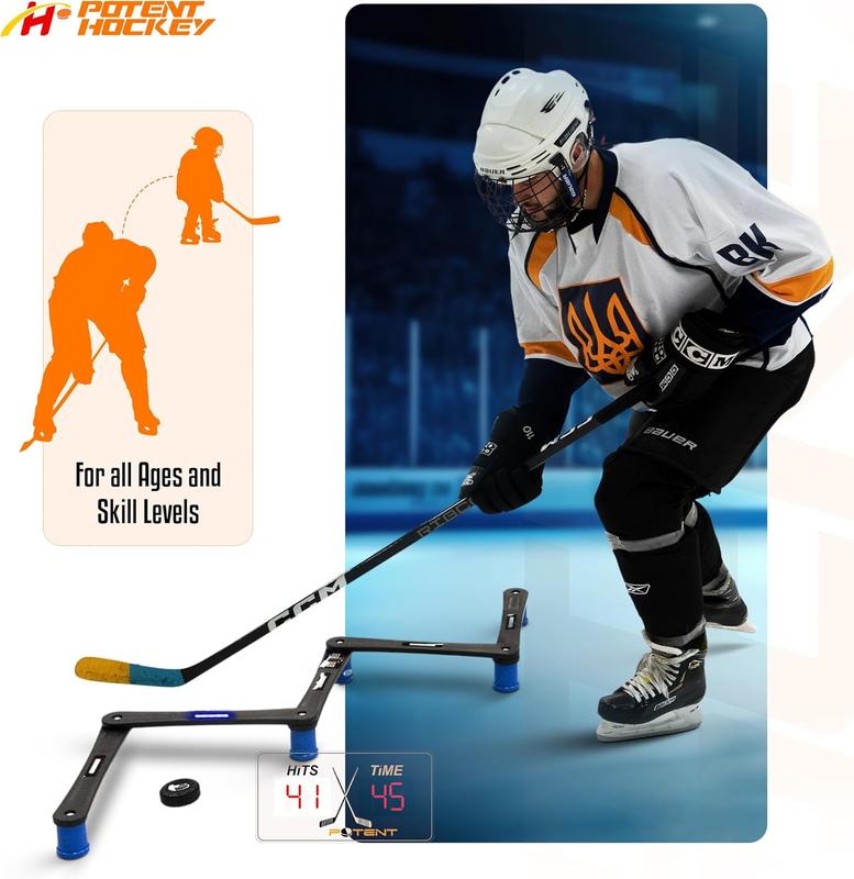 Potent Hockey Digital Stickhandling Trainer - Ultimate Hockey Puck Handling Trainer for Enhanced Hockey Skills | Premium Stickhandling Trainer