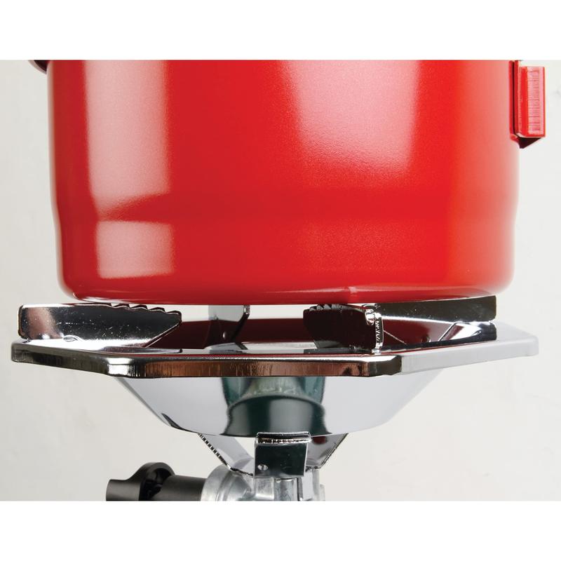 Bottletop Propane Camping Stove with Wind Baffles and Pressure Regulator