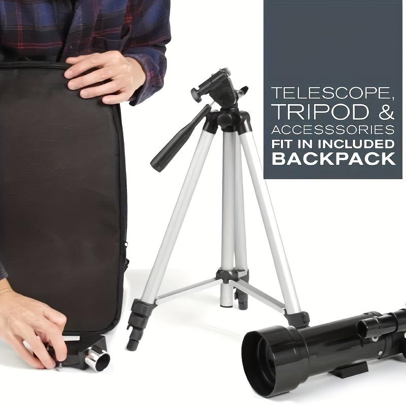 2024 Ultimate Beginner Telescope Suit-Portable Refractometer Telescope with Fully Coated Glass, Astronomy Software, Backpack and Tripod-Perfect Christmas Party Decorative Gift