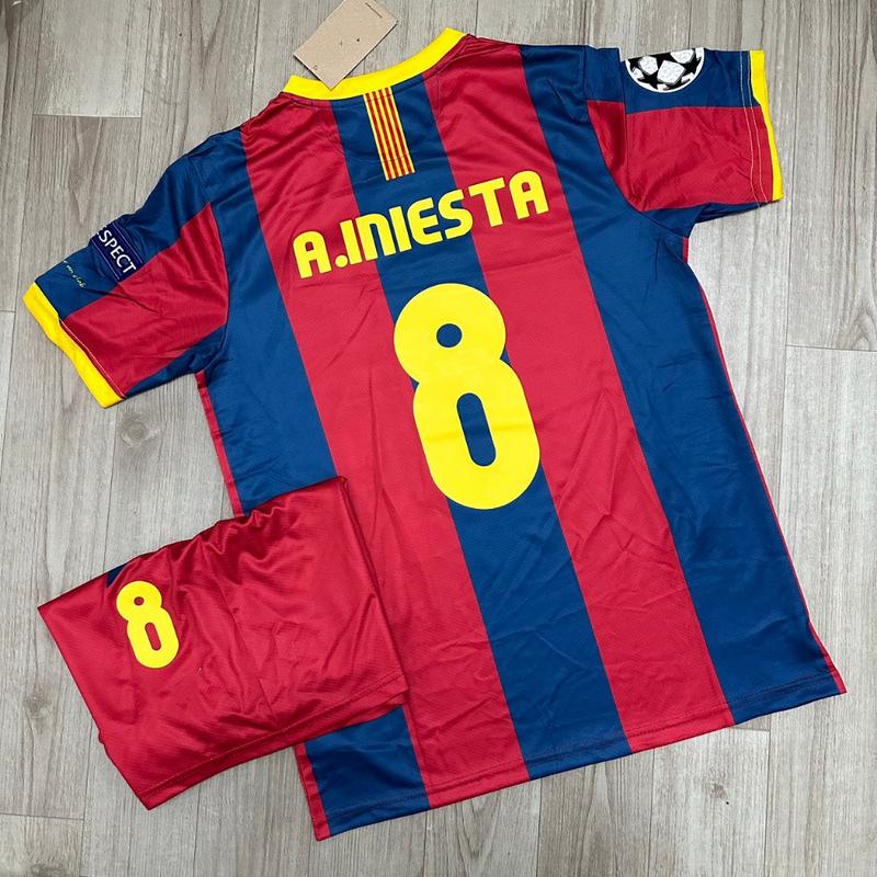 24 25 B.a.r.c.a Home 10 Fans Soccer Jersey Set - Premium Polyester Fabric