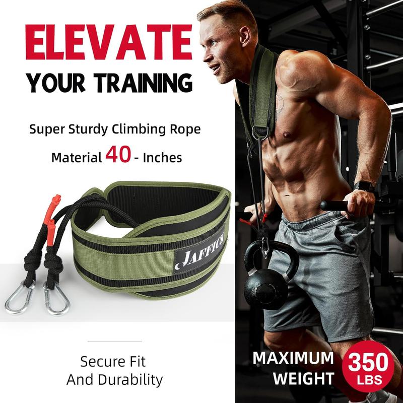 Dip Belt with Steel Chain for Weightlifting Pullup Gym Weighted Lifting Belt for Powerlifting Squat Bodybuilding  Support for Both Men and Women