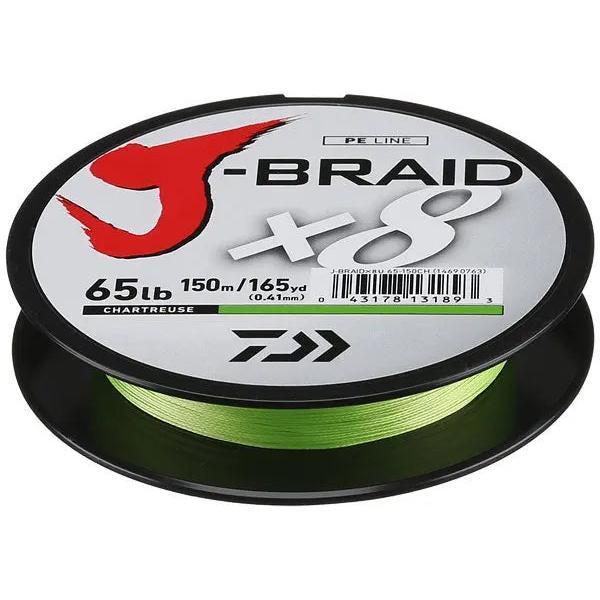 Daiwa J-Braid X8 Braided Line (165 yd) Dark Green