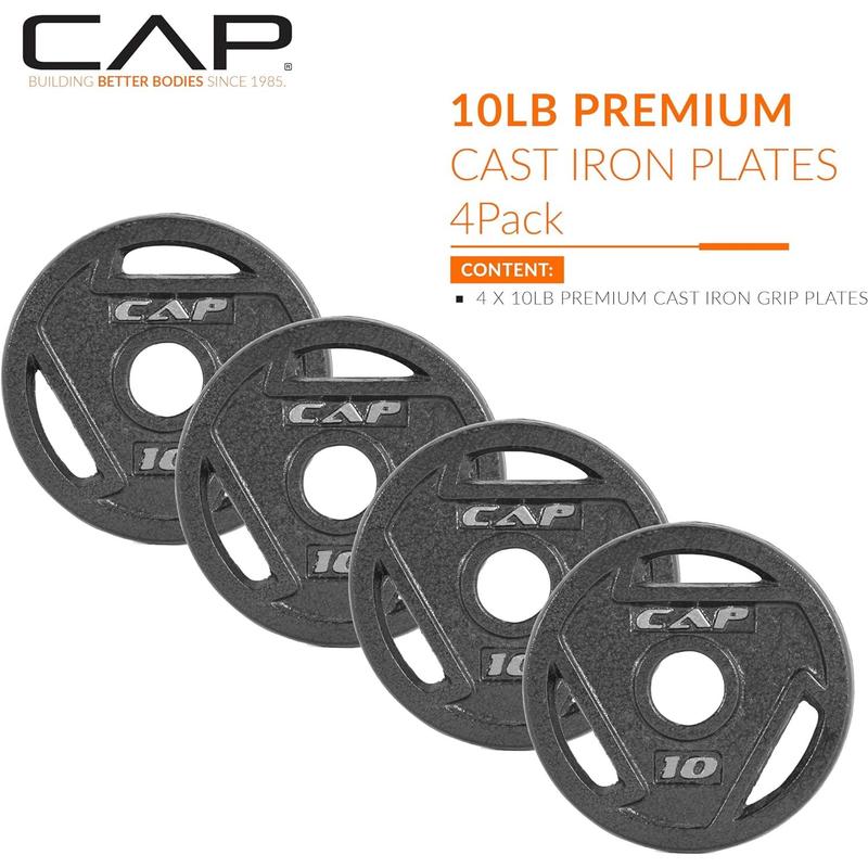 CAP Barbell 2-Inch Olympic Grip Weight Plate | Multiple Options