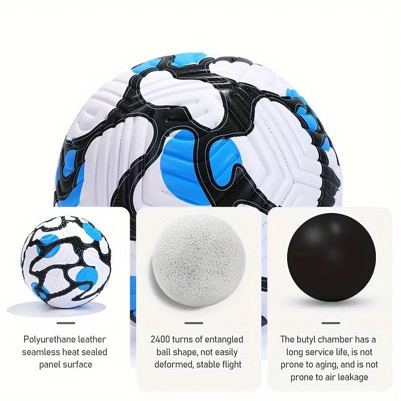 Size 5 Football, Durable Football Training Ball, Football Training Equipment for Outdoor Training & Competition, Football Accessories