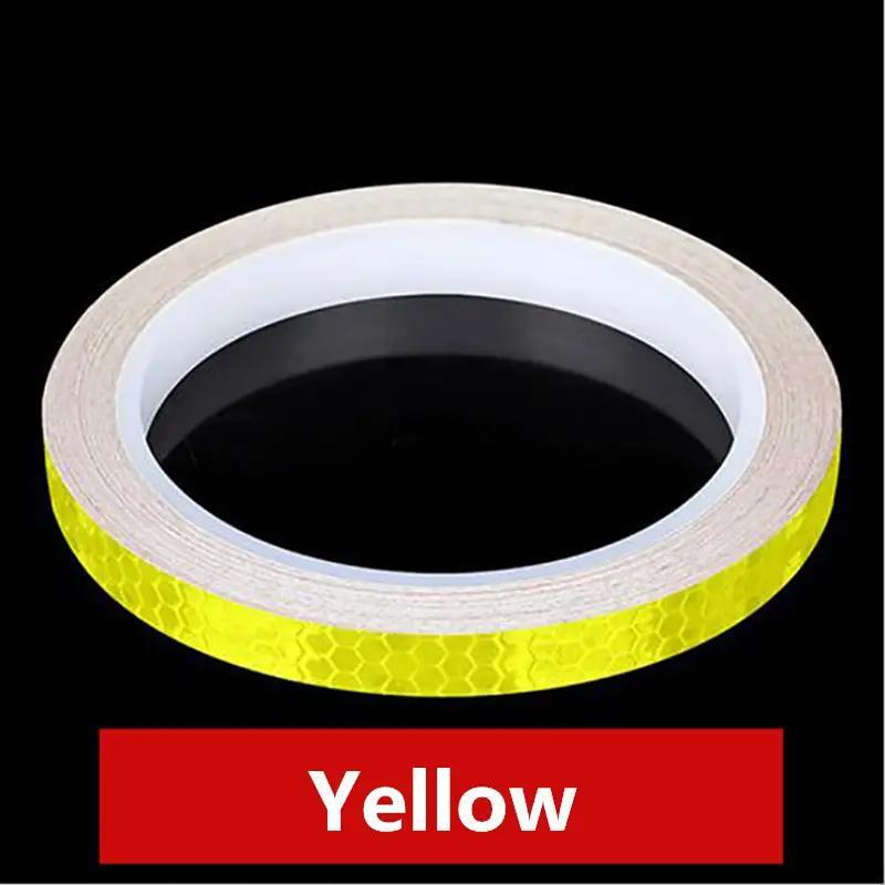 Bicycle Reflective Sticker, 1 Count 8m Bicycle Safety Reflective Strip, Bicycle Decorative Sticker, Bicycle Accessories for Outdoor Cycling