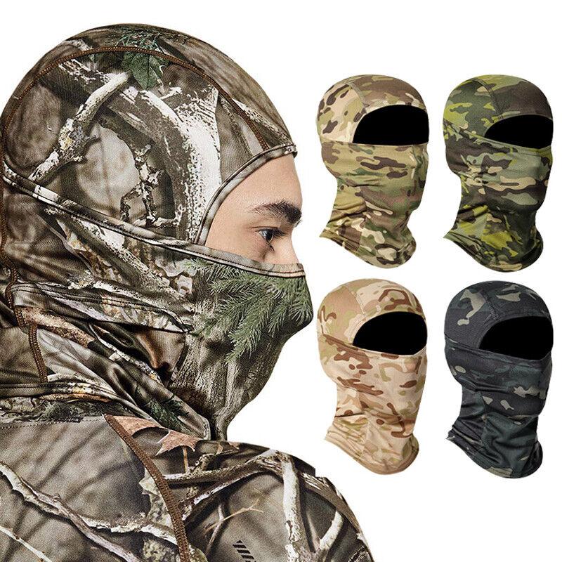 Balaclava Face Mask UV Protection Ski Sun Hood Tactical Camo Masks for Men Women