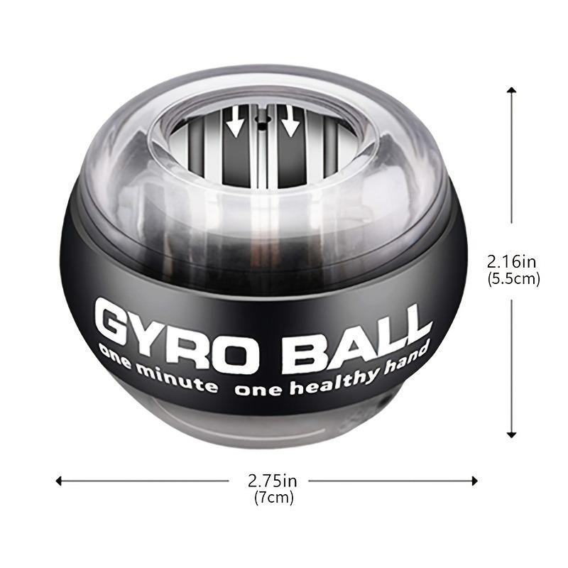 Wrist Exercise Equipment, Fitness Gripper, Gyro Training Fitness Decompression Grip Ball, Hand Strengthener for Home Gym