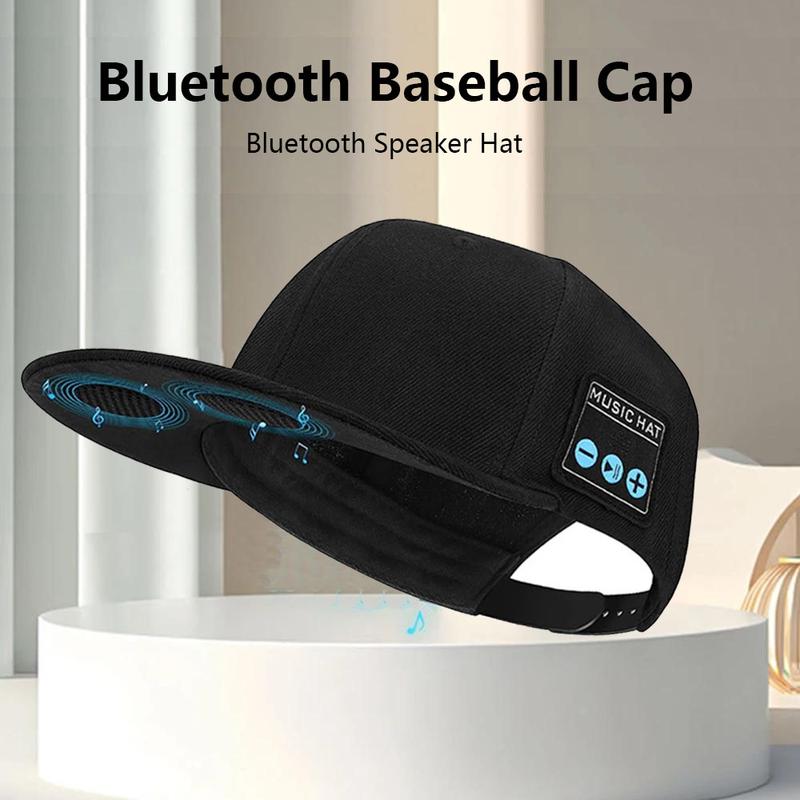 NEW Hat with Bluetooth Speaker Adjustable Bluetooth Hat Wireless Smart Loudspeaker Cap For Outdoor Sport Baseball Cap With Mic Christmas Gifts