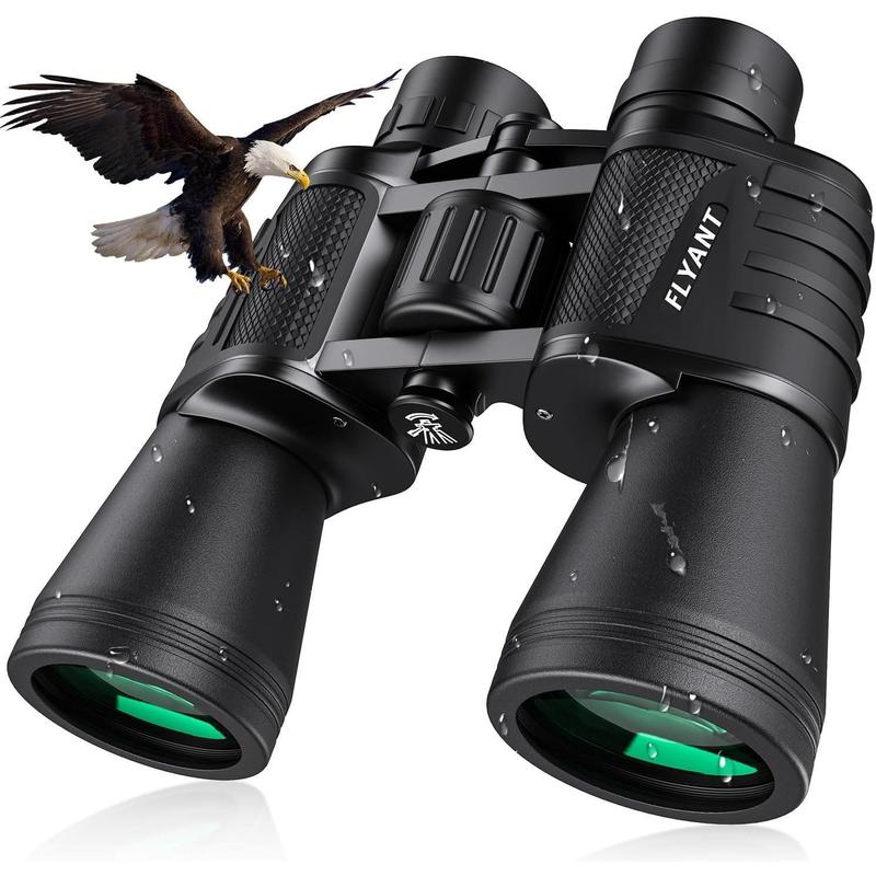 20x50 High Powered Binoculars for Adults, Waterproof Compact Binoculars with Low Light Vision for Bird Watching Hunting Football Games Travel Stargazing Cruise with Carrying Bag