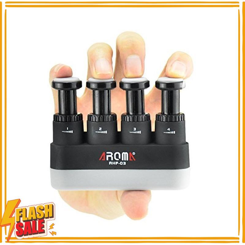 Finger Strengthener,4 Tension Adjustable Hand Grip Exerciser Ergonomic Silicone Trainer for Guitar,Piano,Trigger Finger Training, Arthritis Therapy and Grip, Rock climbing (AHF-03)