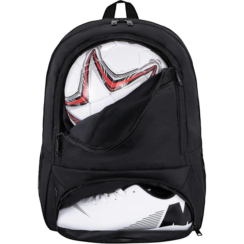 Soccer Bag-Backpack for Soccer,Backpack for Football & Volleyball & Handball, Bag with Separate Cleat and Ball Holder