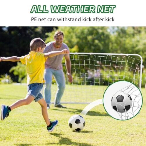 Answer E 6x4 FT Portable Youth Size Strong Steel Frame Soccer Goal Football Net Outdoor