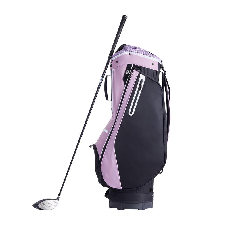 Golf Stand Bag 14 Way Top Dividers Ergonomic with Stand 8 Pockets,Lightweight Golf Bag for Men, Golf Bags with Stand,Dual Strap, Rain Hood