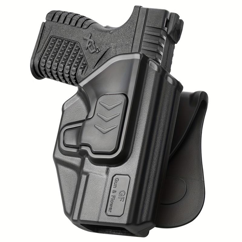 Springfield Armory XD 4.0 ''Service 9mm .40 S & W .45ACP Polymer OWB Paddle Level II Fixed Holster | Gun & Flower