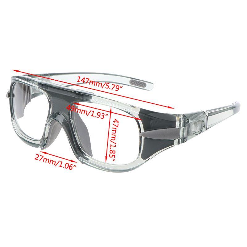 Sports Glasses Protective Eye Safety Goggles Optical Frame Removable Mirror Legs Myopia For Basketball Football Cycling