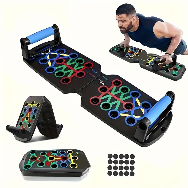 1 Set PE Multi-Functional Dumbbell Board-Global Home Exercise Equipment for Chest Muscle and Arm Strength Training, Gymnastic Rack System without Charging, Suitable for Men and Women, Ideal Christmas, Halloween, Father's Day Gift