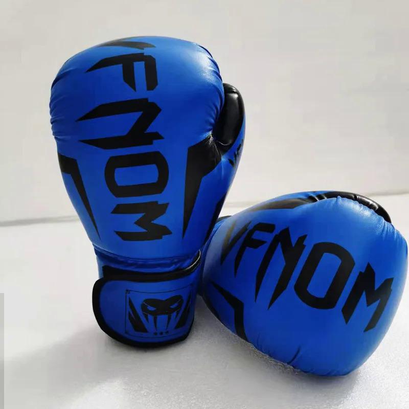 Boxing Gloves Kids Adult Professional Sanda Muay Thai Fighting Gloves for Men Women Pu Taekwondo Punching Gloves 6 8 10 12 16Oz