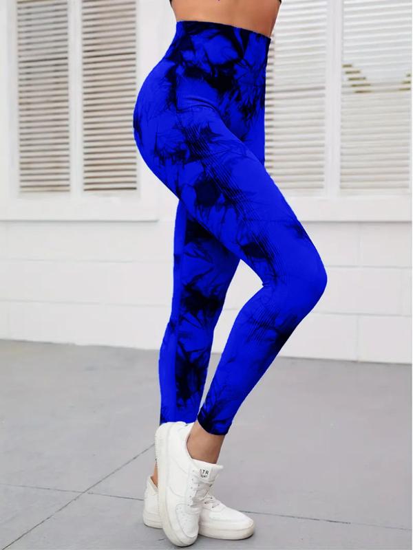 2 Pcs Women Tie Dye High Waisted leggings Workout Rear Lifting Tummy Control Yoga Gym Athletic  high waist athletic  squat proof soft yoga full length