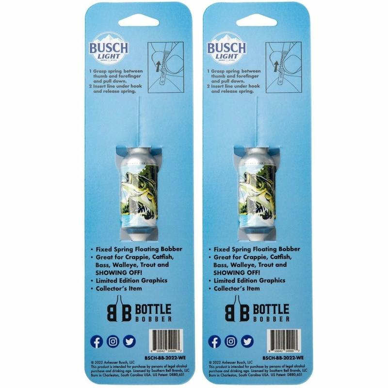 Southern Bell Brands Busch Light Fishing Bobbers - Pack of 2, Premium Fishing Tackle top  water tackle kit