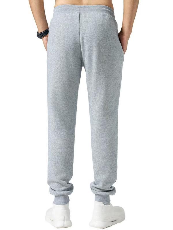 3-Pack Men's Slim Fit Fleece Lined Joggers withHeat Seal Zipper Side Pockets fitness slim fit