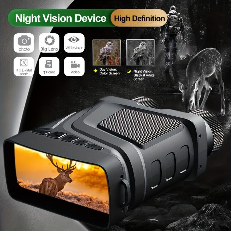 Video Digital 5X Zoom Night Vision Infrared Hunting Binoculars Scope IR Camera