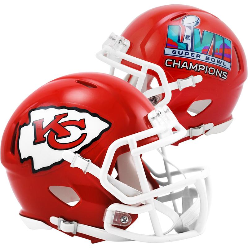 Kansas City Chiefs Super Bowl LVII Champions Riddell Speed Mini Helmet - NFL Memorabilia