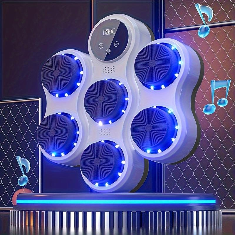 Intelligent music boxing machine for home use, suitable for adults on the wall, children's target strike reaction training, indoor electronic target sandbagging equipment.