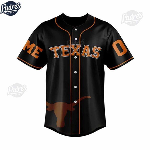 Texas Longhorns Football Custom Baseball Jersey, Sport Jersey Shirt, Perfect Gift for Sports Lovers, Summer Sportswear for Him and Her, Ideal Gift for Baseball Fans