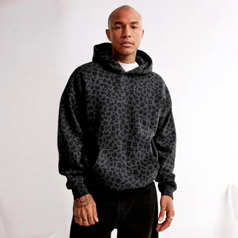 Abercrombie Leopard Hoodie-Abercrombie Cheetah Hoodie -Trendy Unisex OversizedPopover